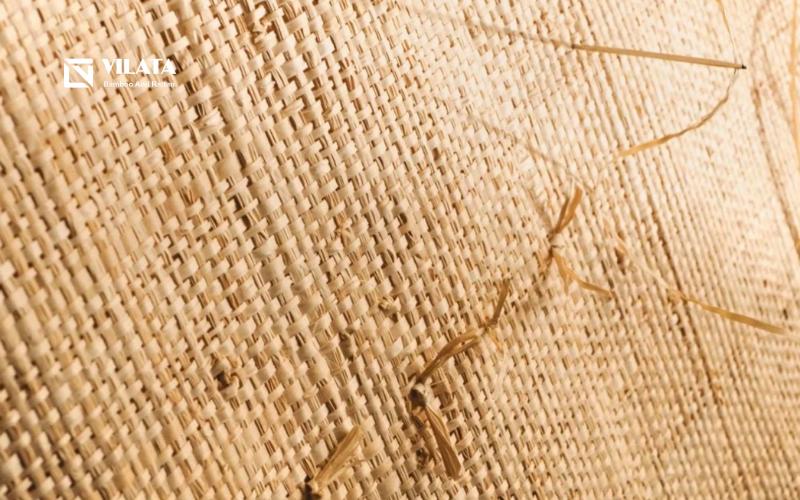 Bề mặt của tấm raffia