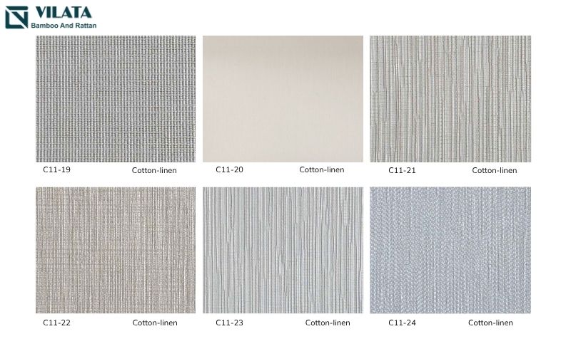 Vải linen dán tường có đa dạng màu sắc