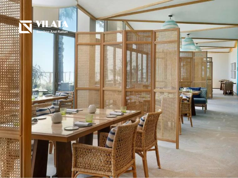 Ứng dụng mây mắt cáo làm Vách ngăn